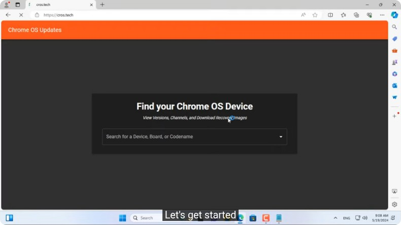 Giao diện Chrome OS